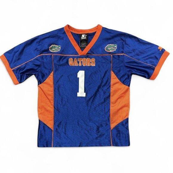 Team Florida Gators Football Jersey Youth Sz 7 Small #1 Florida NCAA Blue - Picture 1 of 9